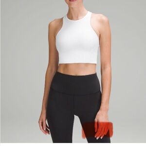 New with tags - lululemon athletica White Crop Top ex 8